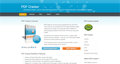 Desktop Screenshot of pdf-cracker.com