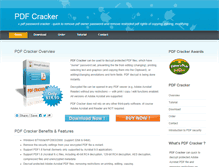 Tablet Screenshot of pdf-cracker.com